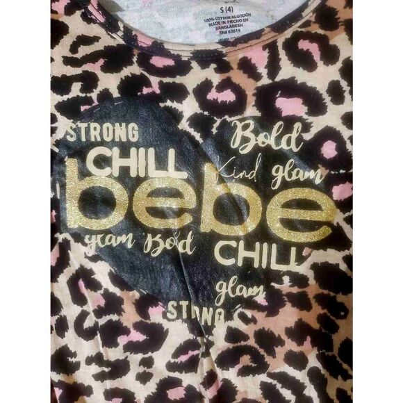 NWT SET OF TWO GIRLS BEBE LONG SLEEVED SHIRTS - Picture 6 of 6